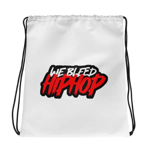 WeBleedHipHop Logo Drawstring bag