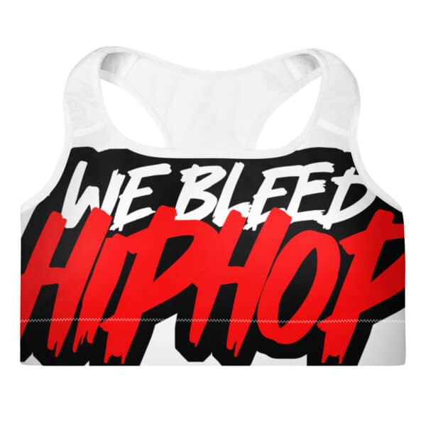 WeBleedHipHop Padded Sports Bra - Image 2