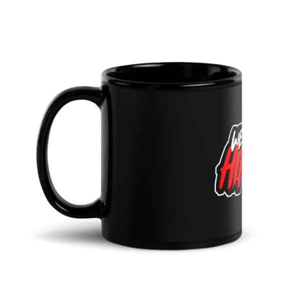 WeBleedhipHop Black Glossy Mug - Image 10