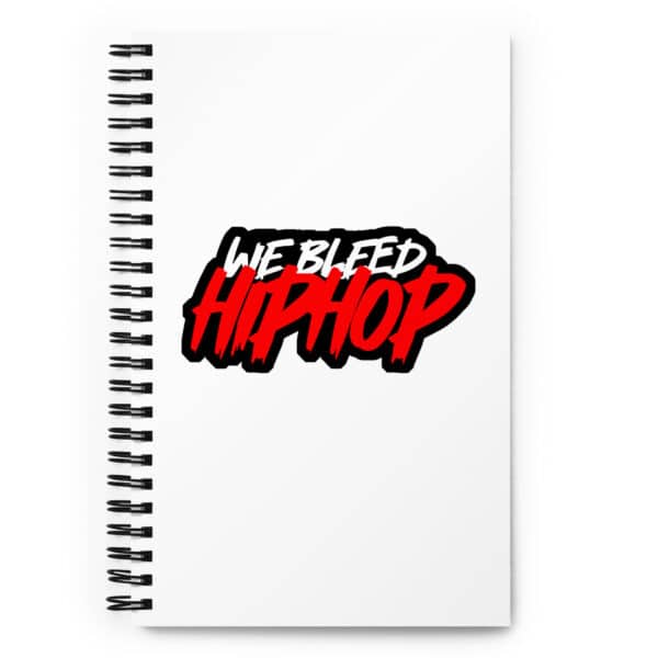 WeBleedHipHop Logo Spiral notebook
