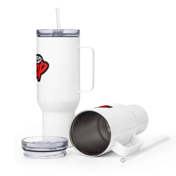 WBHH Logo Travel mug with a handle