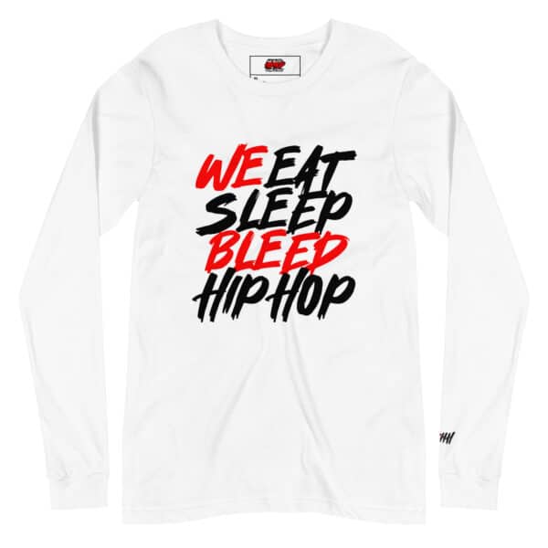 WeBleedHipHop "WE BLEED" Unisex Long Sleeve Tee - Image 4