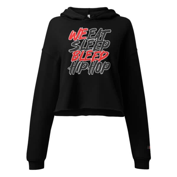 WeBleedHipHop "WE BLEED" Crop Hoodie