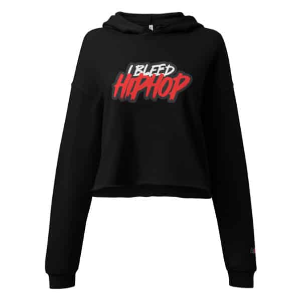 "I Bleed Hip Hop" Crop Hoodie