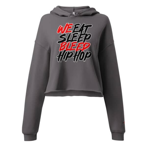 WeBleedHipHop "WE BLEED" Crop Hoodie - Image 9