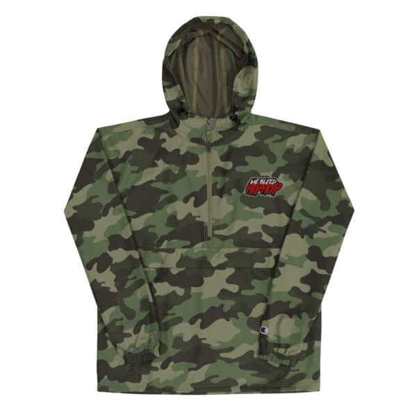 WeBleedHipHop LOGO Embroidered Champion Packable Jacket - Image 5
