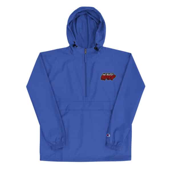 WeBleedHipHop LOGO Embroidered Champion Packable Jacket - Image 4