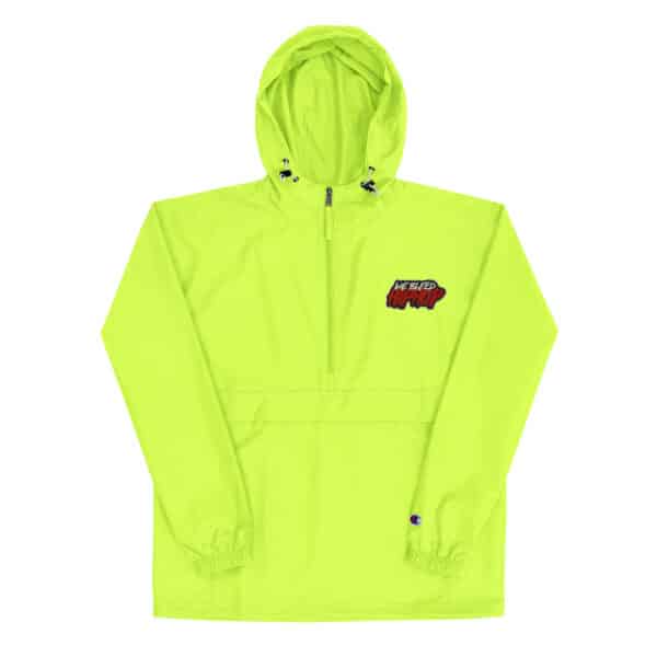 WeBleedHipHop LOGO Embroidered Champion Packable Jacket - Image 9