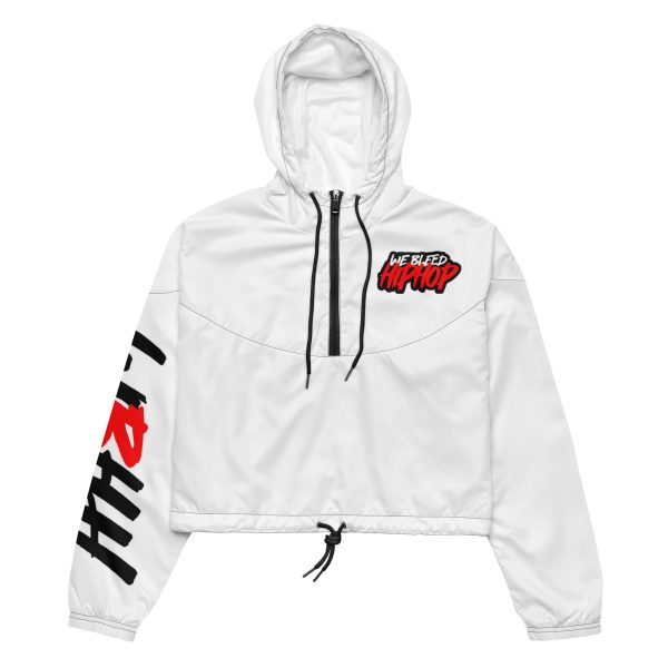 We Bleed Hip Hop Logo Women’s cropped windbreaker