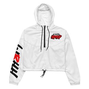 I Bleed Hip Hop Logo Women’s cropped windbreaker