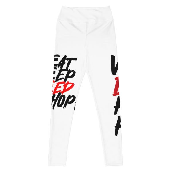 "EatSleepBleed" Yoga Leggings