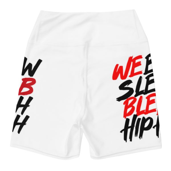 "EatSleepBleed" Yoga Shorts - Image 6