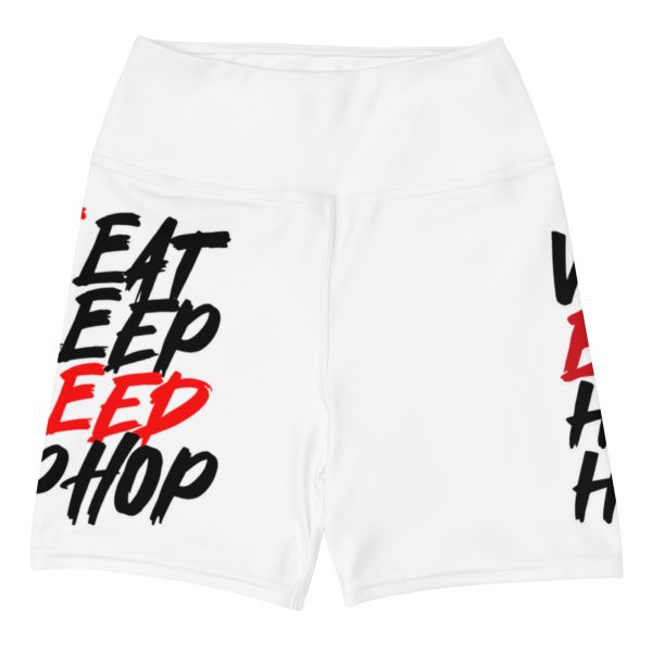 "EatSleepBleed" Yoga Shorts