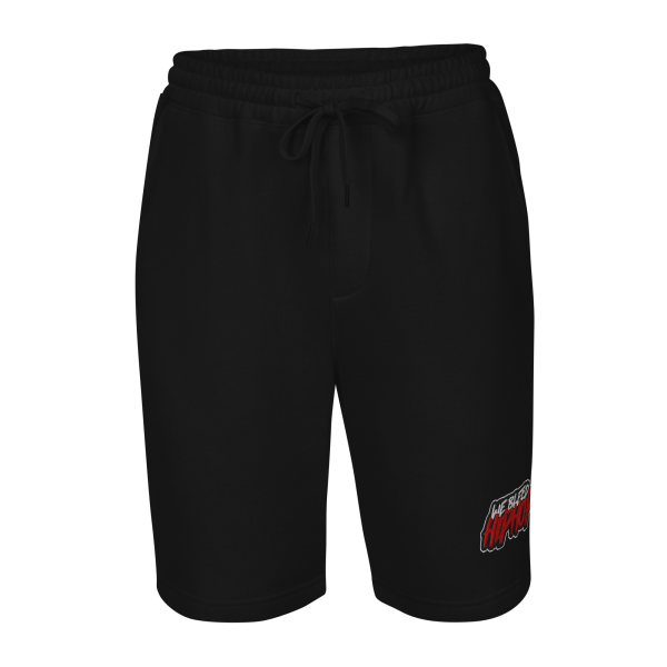 We Bleed Hip Hop Logo (Embroidered) Men's fleece shorts