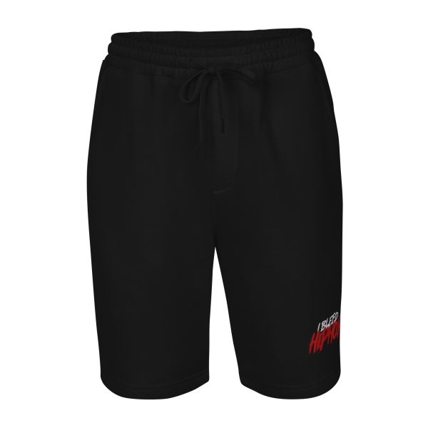 I Bleed Hip Hop Logo (Embroidered) Men's fleece shorts