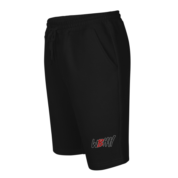 WBHH Signature Logo (Embroidered) Men's fleece shorts - Image 2