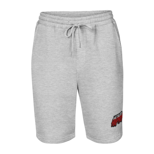 We Bleed Hip Hop Logo (Embroidered) Men's fleece shorts - Image 3