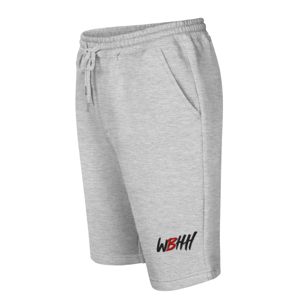 WBHH Signature Logo (Embroidered) Men's fleece shorts - Image 4