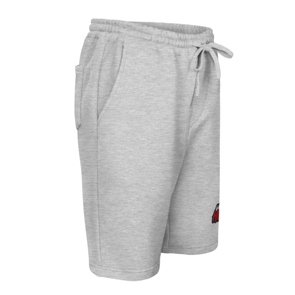 We Bleed Hip Hop Logo (Embroidered) Men's fleece shorts - Image 4