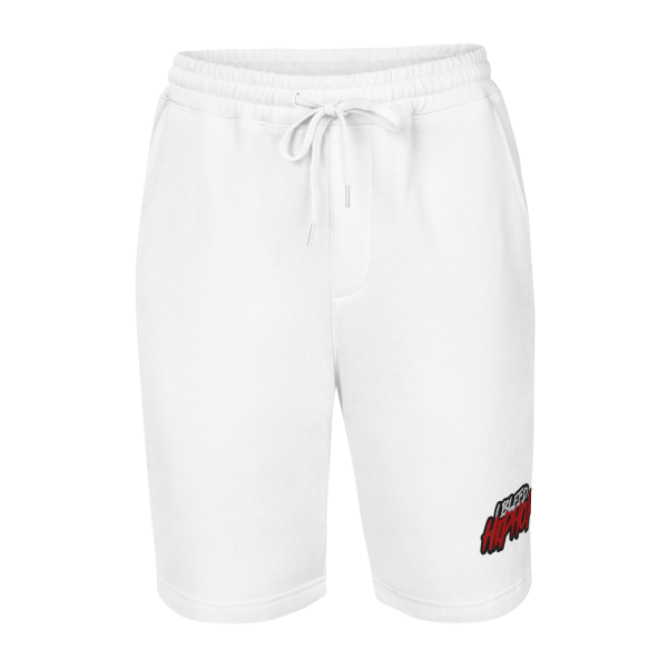 I Bleed Hip Hop Logo (Embroidered) Men's fleece shorts - Image 5