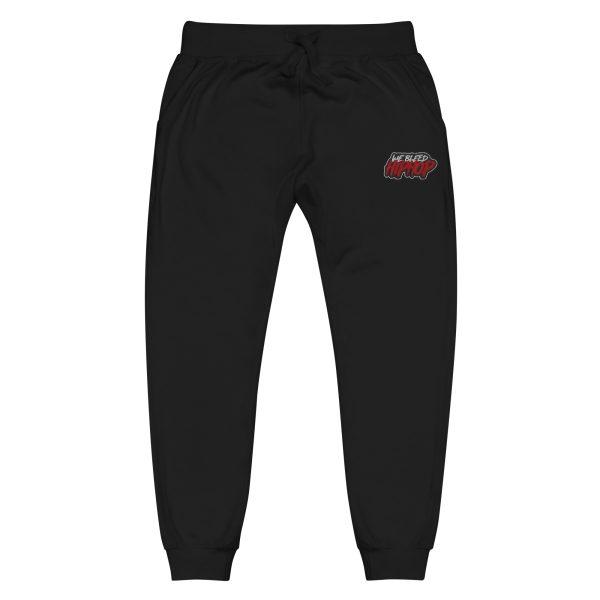 We Bleed Hip Hop Logo (Embroidered) Unisex fleece sweatpants