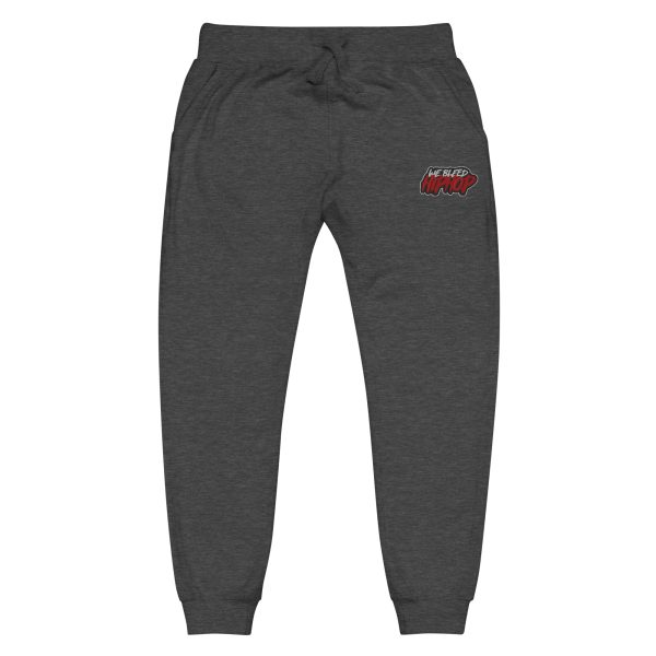 We Bleed Hip Hop Logo (Embroidered) Unisex fleece sweatpants - Image 7