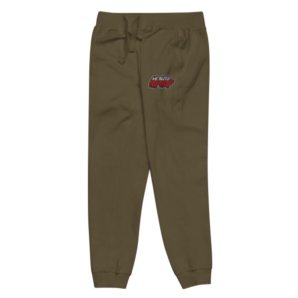 We Bleed Hip Hop Logo (Embroidered) Unisex fleece sweatpants - Image 10
