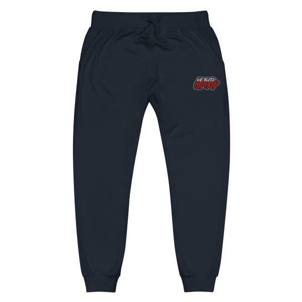We Bleed Hip Hop Logo (Embroidered) Unisex fleece sweatpants - Image 3