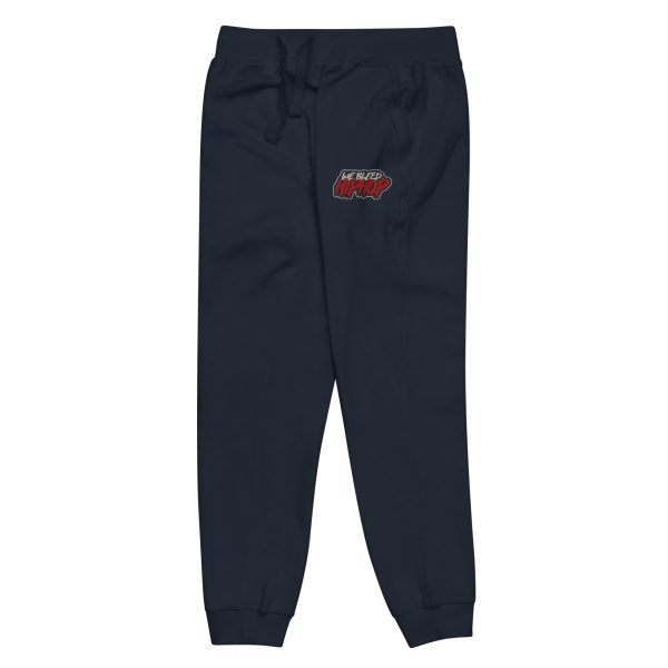 We Bleed Hip Hop Logo (Embroidered) Unisex fleece sweatpants - Image 4