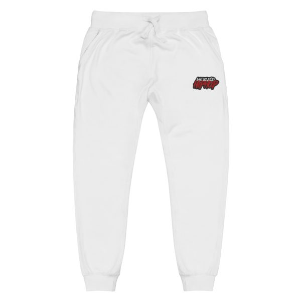 We Bleed Hip Hop Logo (Embroidered) Unisex fleece sweatpants - Image 14