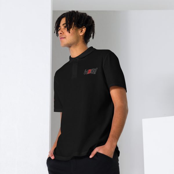 WBHH Signature Logo Unisex pique polo shirt - Image 5