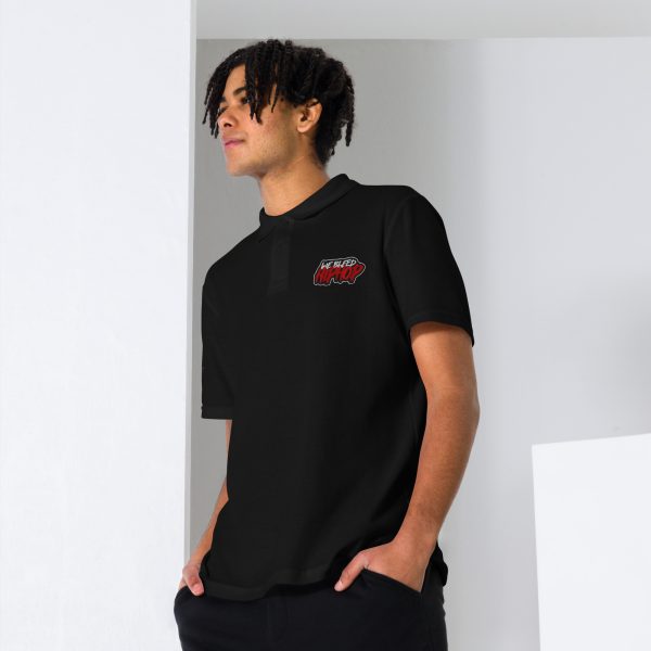 WBHH Logo Unisex pique polo shirt - Image 2