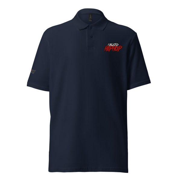 I Bleed Hip Hop Logo Unisex pique polo shirt - Image 2