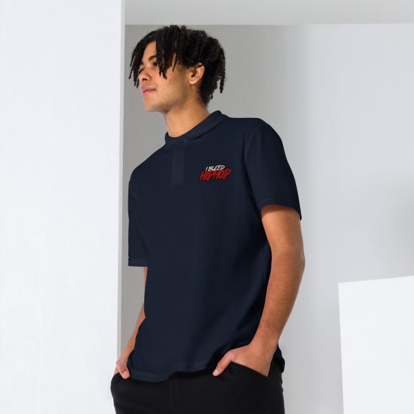 I Bleed Hip Hop Logo Unisex pique polo shirt - Image 6