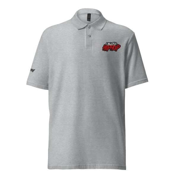 I Bleed Hip Hop Logo Unisex pique polo shirt - Image 3
