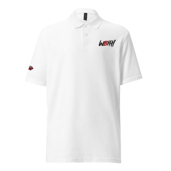 WBHH Signature Logo Unisex pique polo shirt - Image 4
