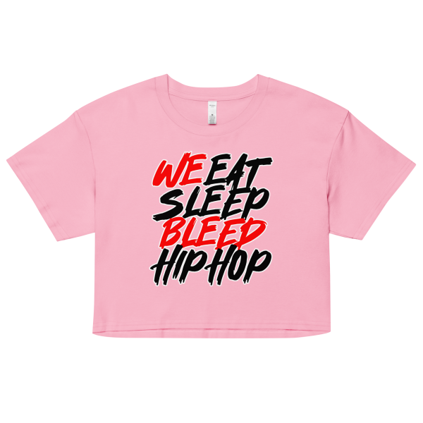 "EatSleepBleed" Women’s crop top - Image 2