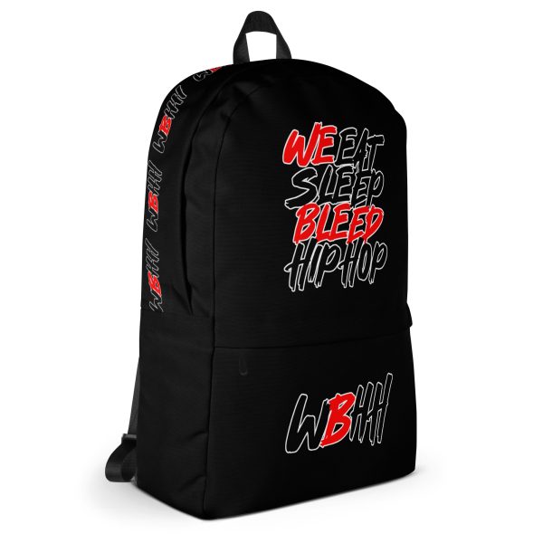 Black "EatSleepBleed" Backpack - Image 4