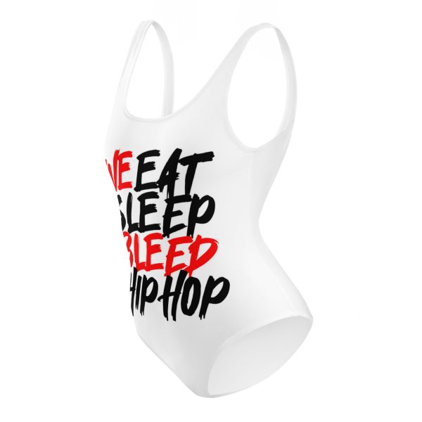 "EatSleepBleed" One-Piece Swimsuit - Image 7
