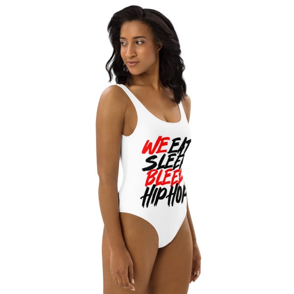 "EatSleepBleed" One-Piece Swimsuit - Image 4