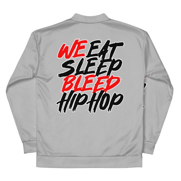 Athletic Heather Logo Mashup Bomber Jacket - Image 2