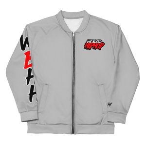 Athletic Heather Logo Mashup Bomber Jacket