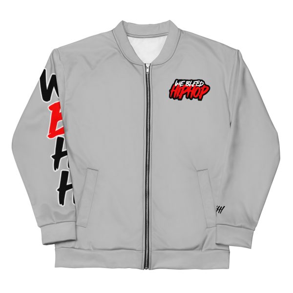Athletic Heather Logo Mashup Bomber Jacket