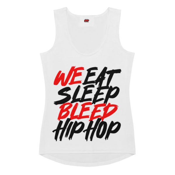 "EatSleepBleed" Tank Top (White Stitching)