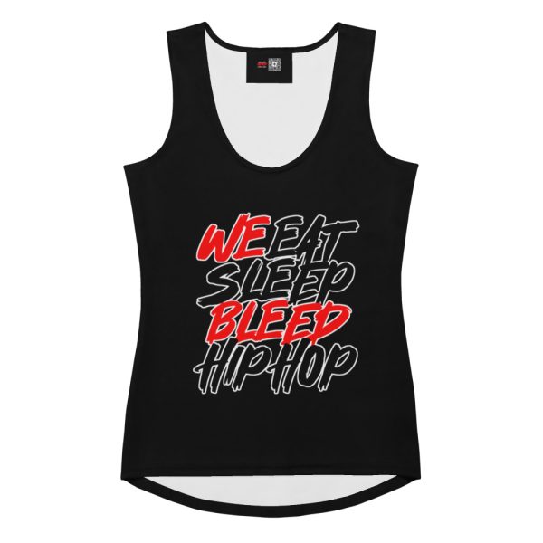 Black "EatSleepBleed" Tank Top