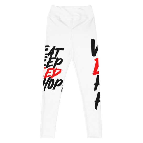 "EatSleepBleed" Yoga Leggings