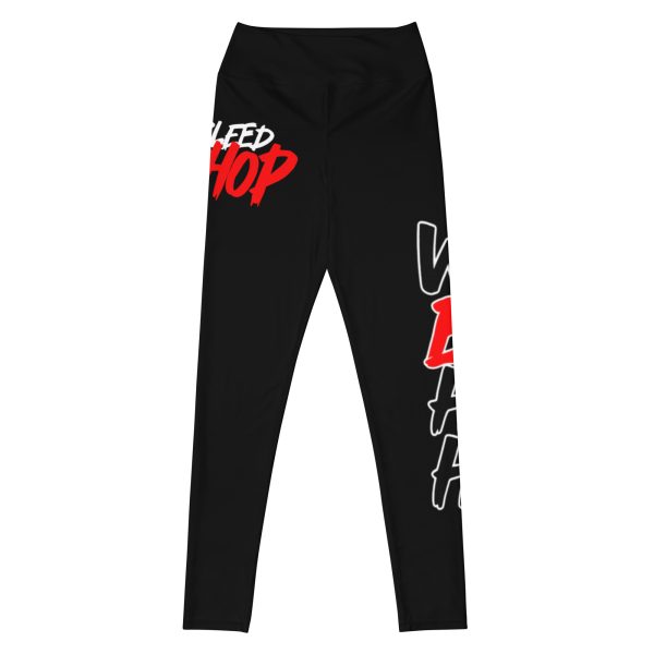 Black WBHH Logo Yoga Leggings