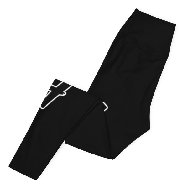 Black WBHH Logo Yoga Leggings - Image 4