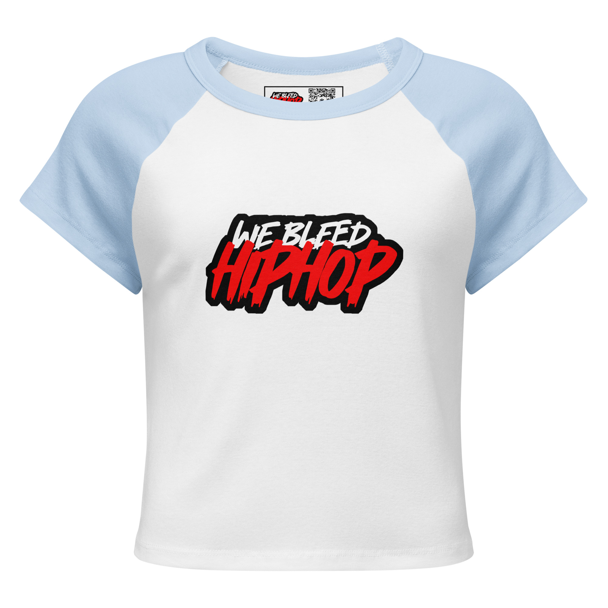 WBHH Logo Women’s micro rib raglan baby tee - Image 5