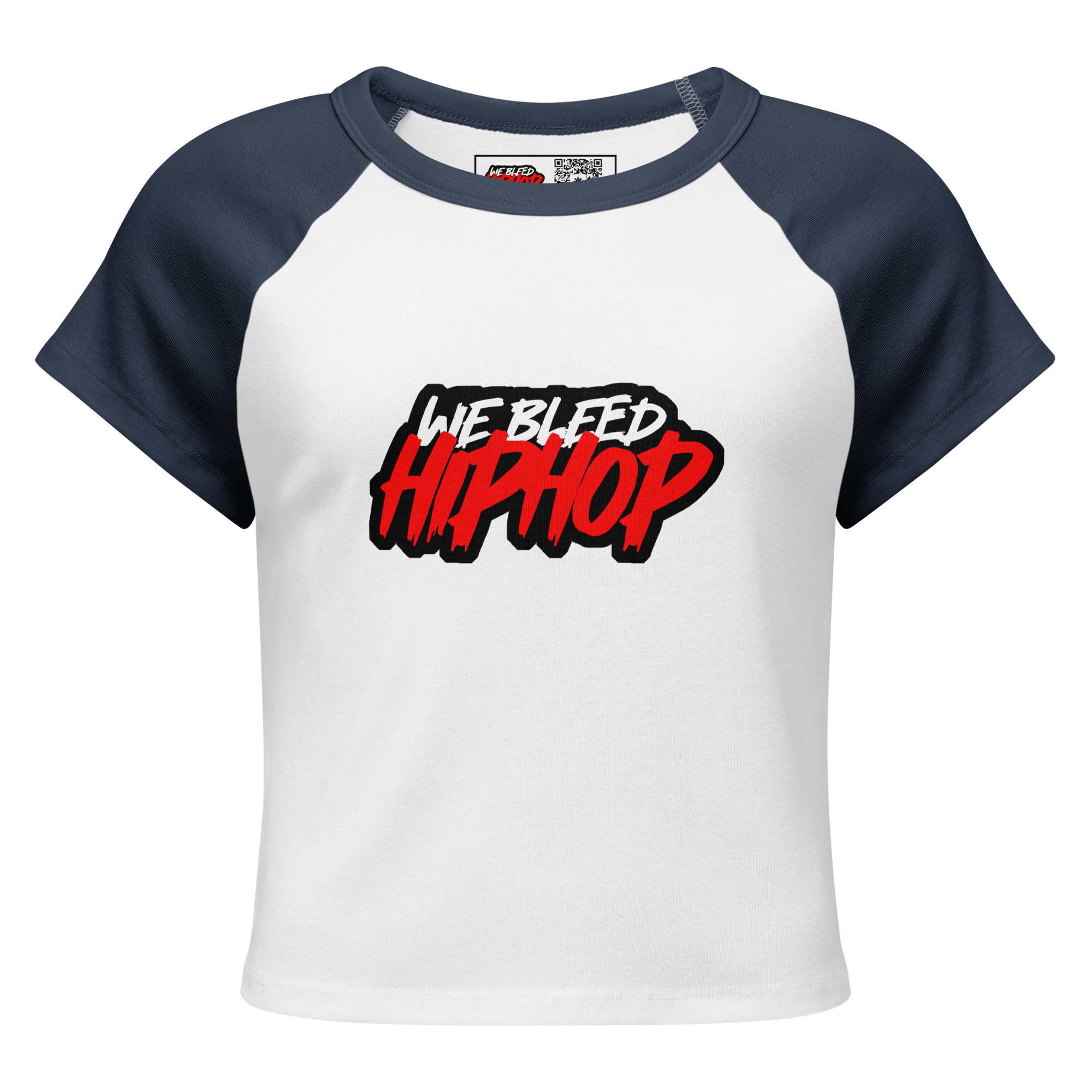 WBHH Logo Women’s micro rib raglan baby tee - Image 2